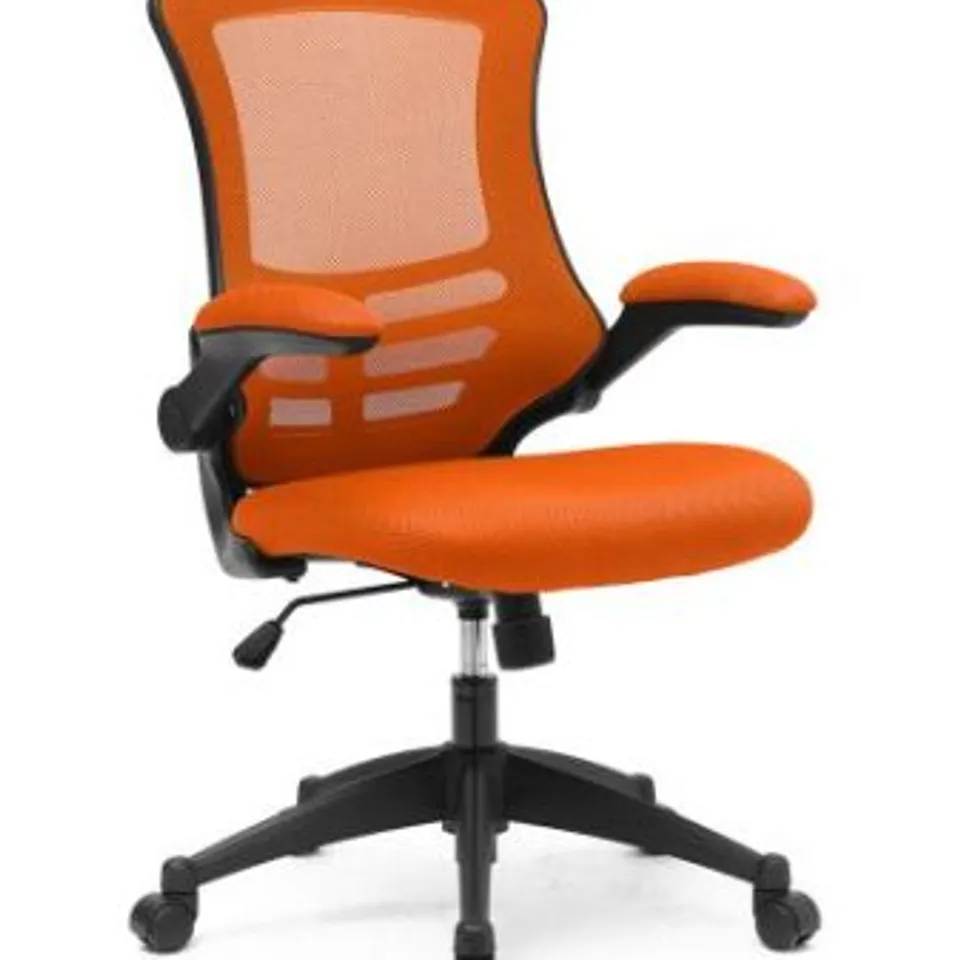 BOXED SHAUN ORANGE MESH OFFICE CHAIR