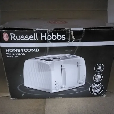 RUSSELL HOBBS 4 SLICE HONEYCOMB TOASTER