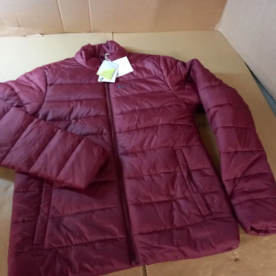 MOUNTAIN WAREHOUSE CRATER PADDED JACKET IN BURGUNDY - XS