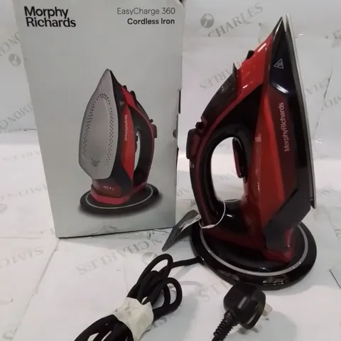 BOXED MORPHY RICHARDS EASYCHARGE 360 CORDLESS IRON