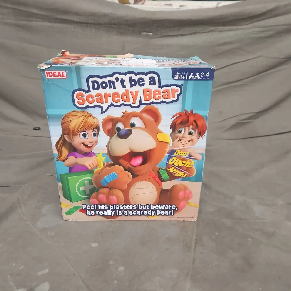 Ideal Don't Be a Scaredy Bear – boxed children's toy