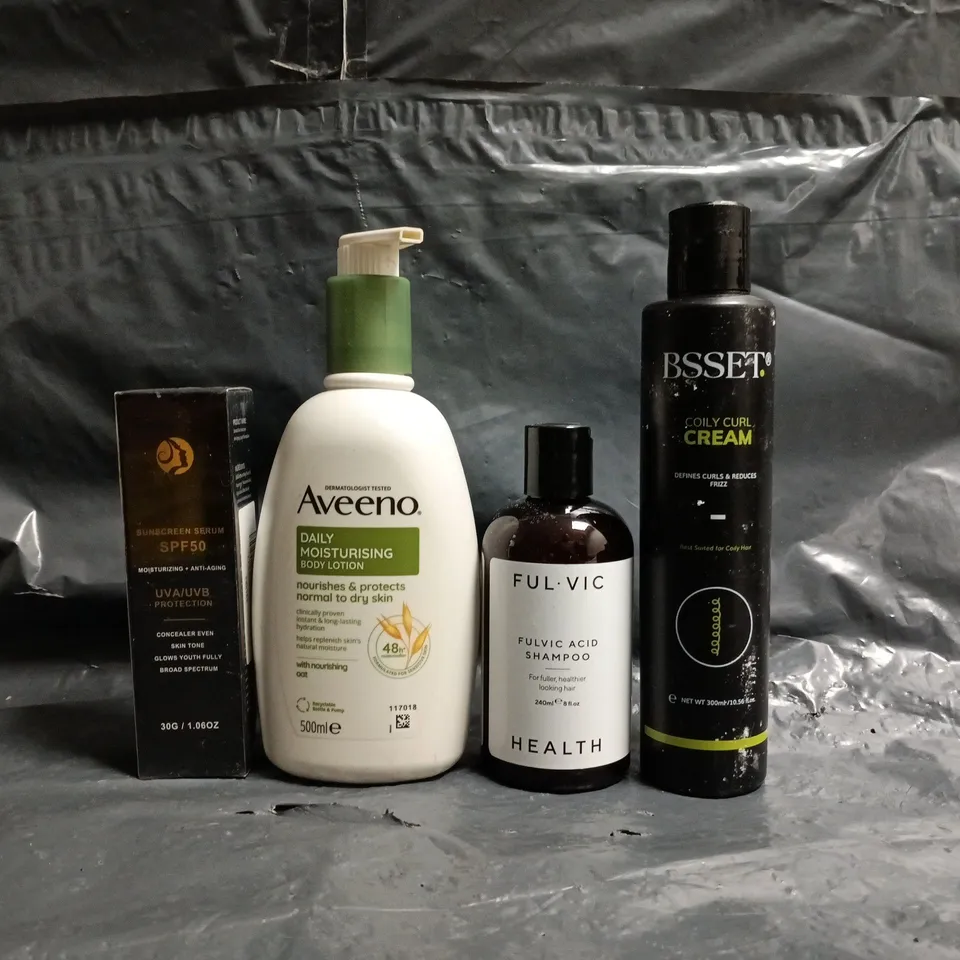 APPROXIMATELY 20 ASSORTED COSMETIC ITEMS TO INCLUDE AVEENO, BSSET, ETC - COLLECTION ONLY