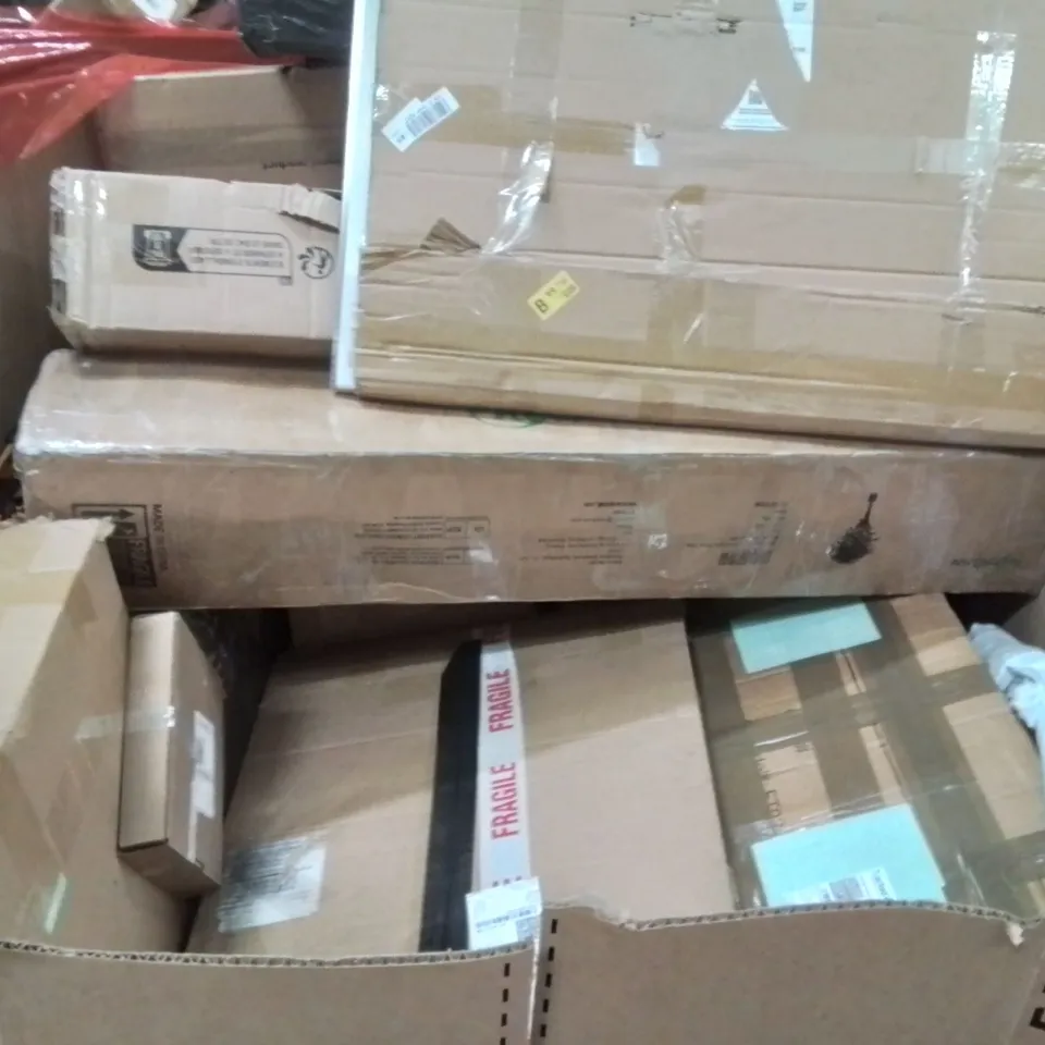 PALLET OF ASSORTED HOUSEHOLD GOODS AND PRODUCTS TO INCLUDE;MASSAGE CUSHION,INDUCTION HOB,KIDS GAME
