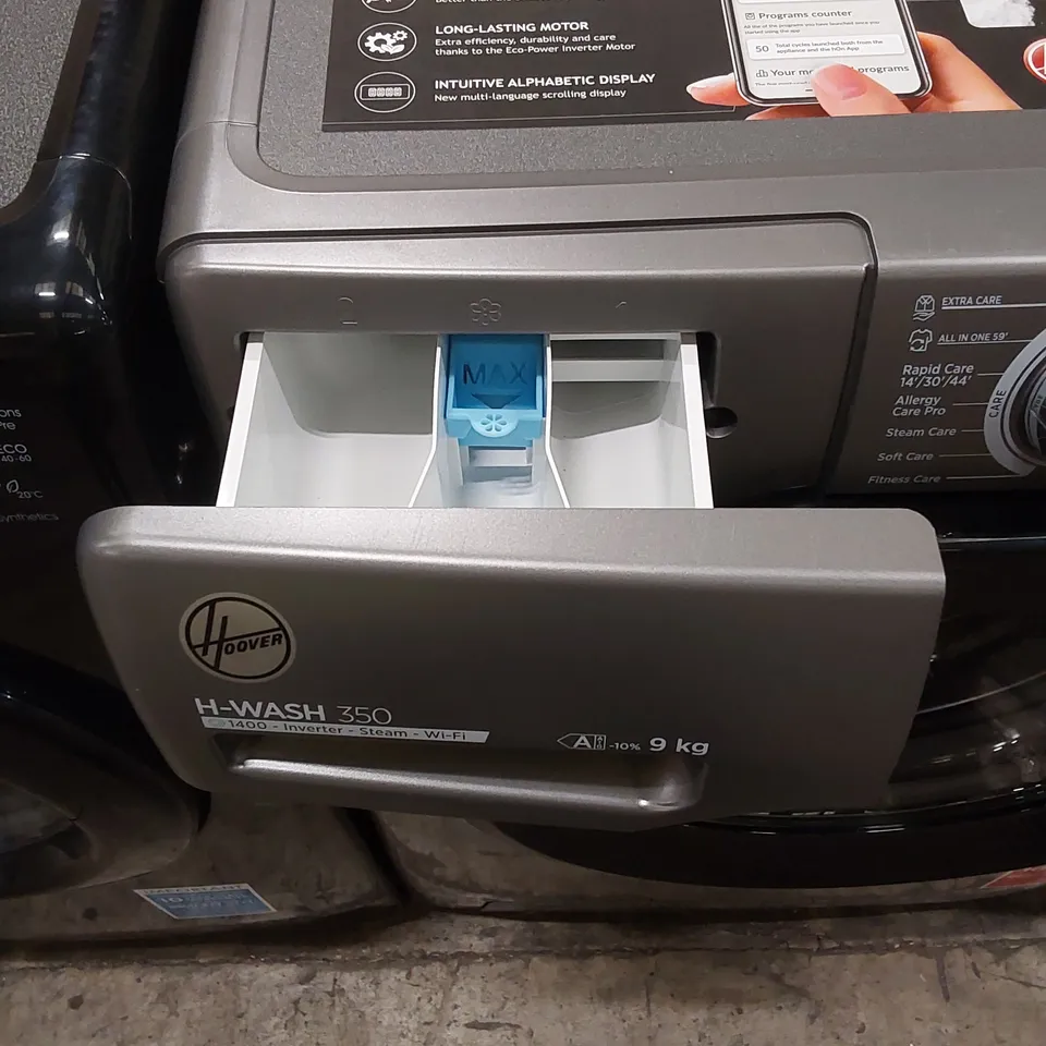 HOOVER 9KG WASHING MACHINE IN GREY, MODEL: H3WPS496TAMBR680