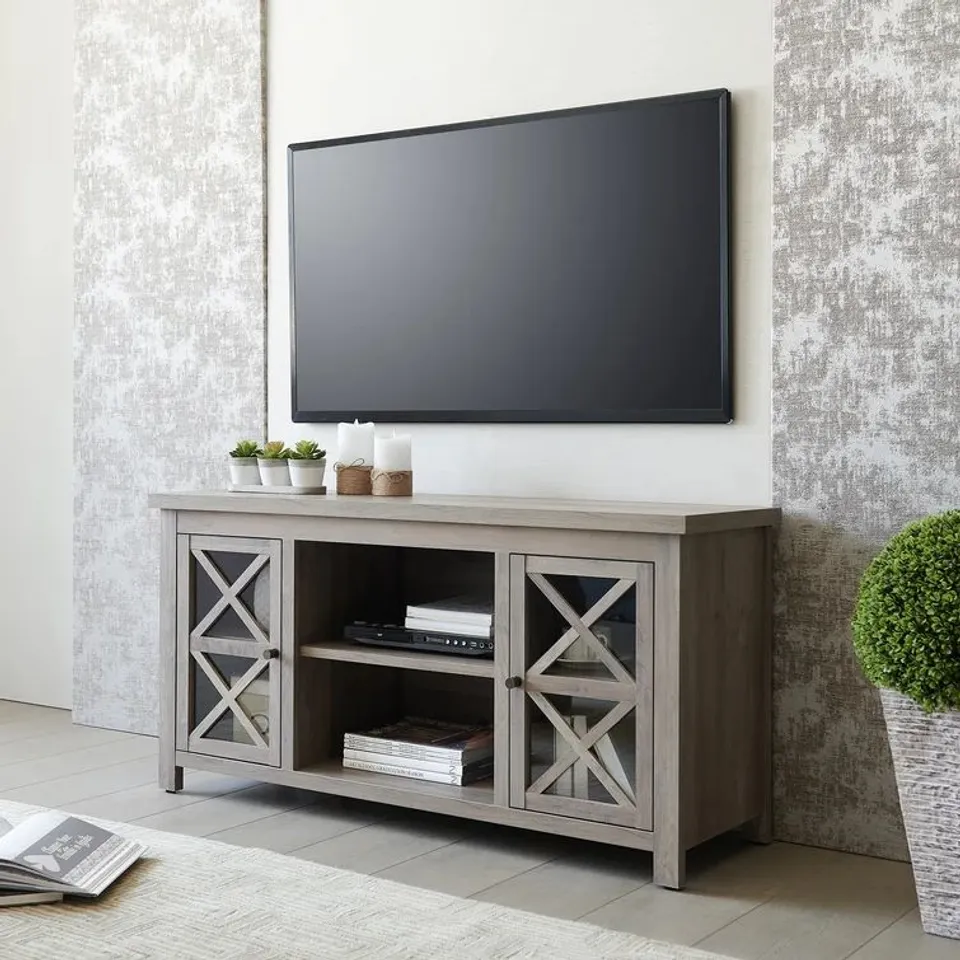 BOXED TV STAND FOR TV'S UP TO 55" (1 BOX)