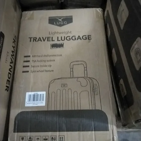 BOXED LUGG HARDSHELL TRAVEL SUITCASE - COLOURS VARY