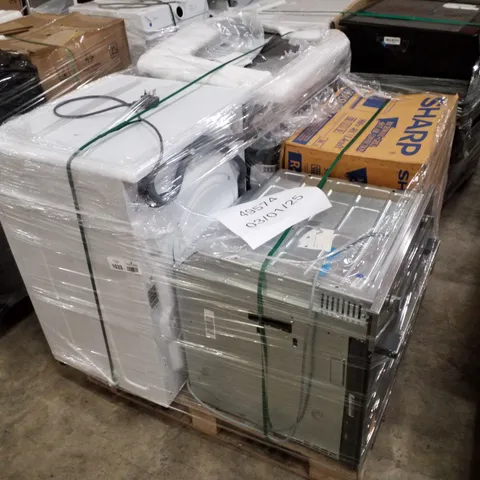 PALLET OF APPROXIMATELY 4 UNPROCESSED RAW RETURN WHITE GOODS TO INCLUDE