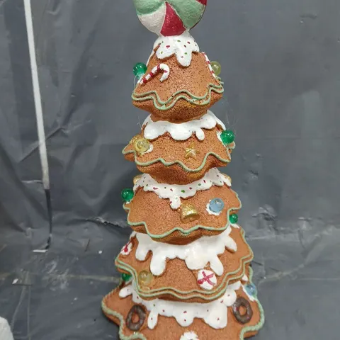 LED GINGERBREAD TREE CHRISTMAS DECORATION