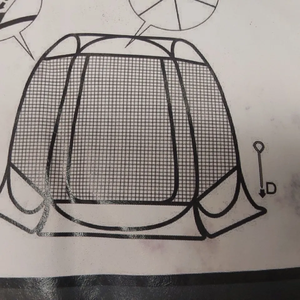 BRAND NEW BOXED HOMES DIRECT 365 8 SIDED POP UP BUBBLE TENT