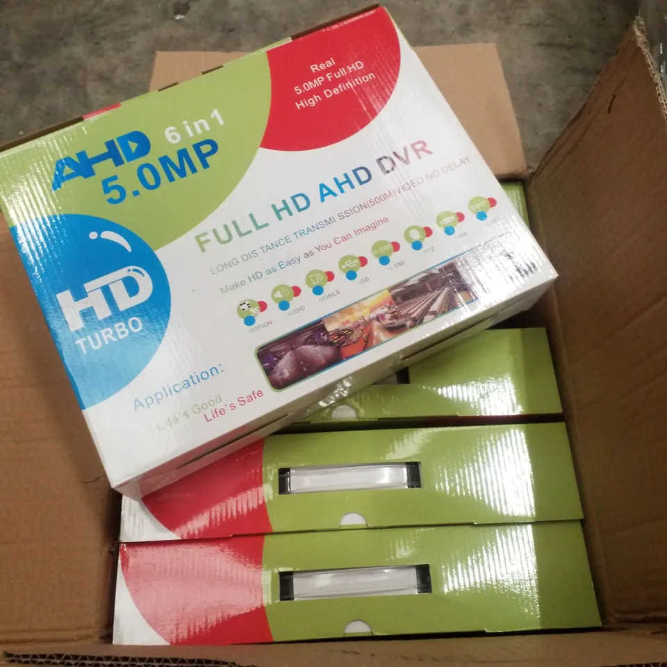 PALLET CONTAINING ASSORTED PRODUCTS INCLUDING AHD 6 IN 1 FULL HD AND DVRS & NETWORK CABINETS