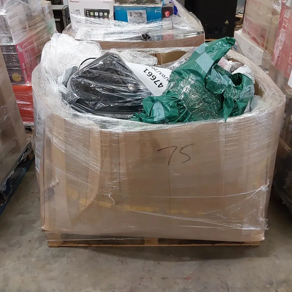 PALLET OF APPROXIMATELY 27 UNPROCESSED RAW RETURN HOUSEHOLD AND ELECTRICAL GOODS TO INCLUDE;