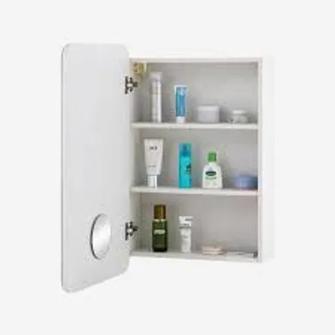 BOXED BATHROOM STORAGE CABINET WITH MIRROR 