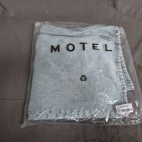 BAGGED MOTEL LOW RISE ROOMY JEANS – LIGHT BLUE WASH, W30 L30 (UK 10)