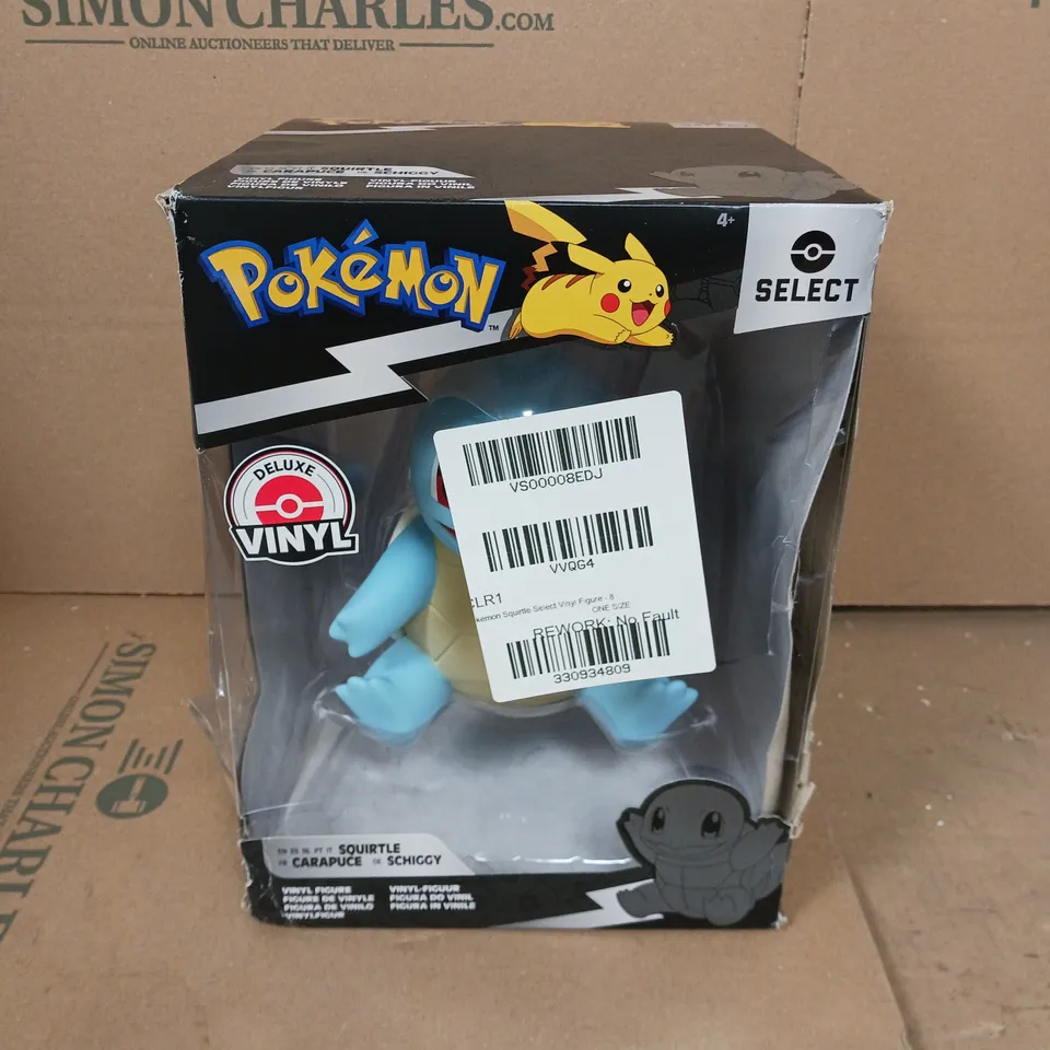 POKÉMON SQUIRTLE SELECT VINYL FIGURE - 8-INCH FIGURE MADE FROM HIGH-QUALITY VINYL RRP £20.99