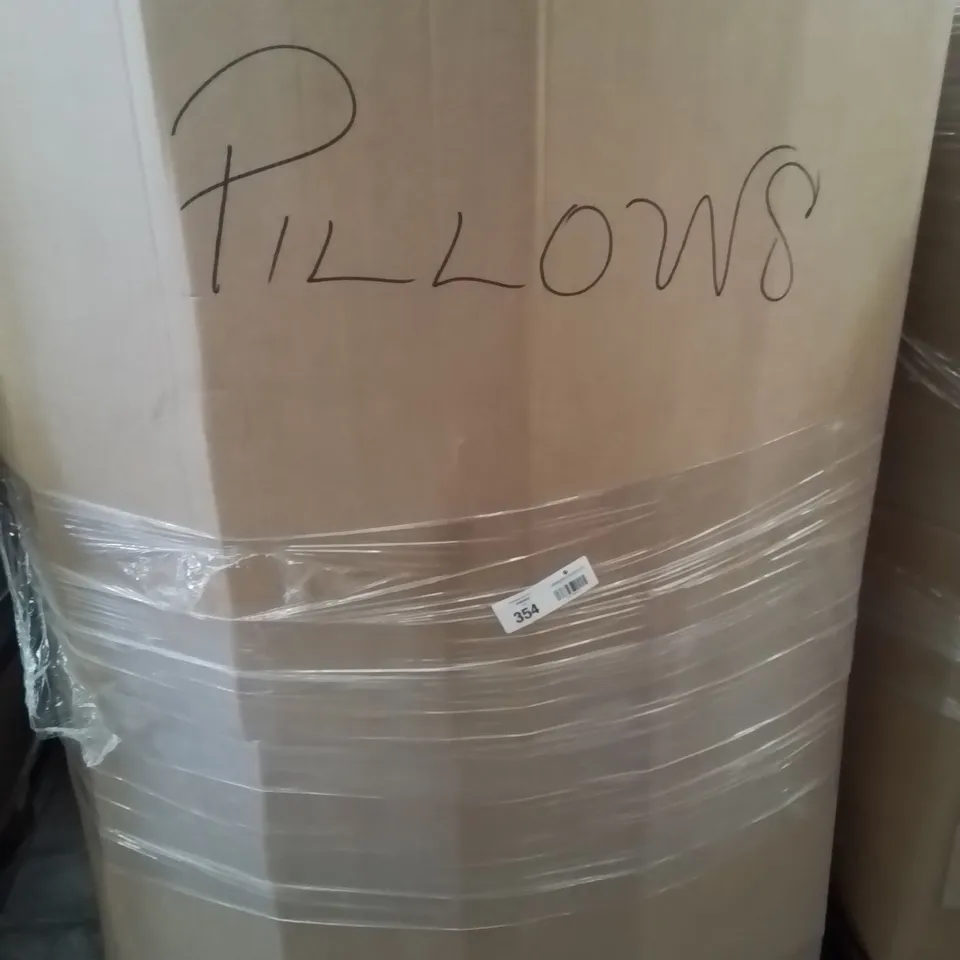 TWO LARGE BOXES OF ASSORTED BAGGED AND LOOSE SUPPORT PILLOWS ETC.