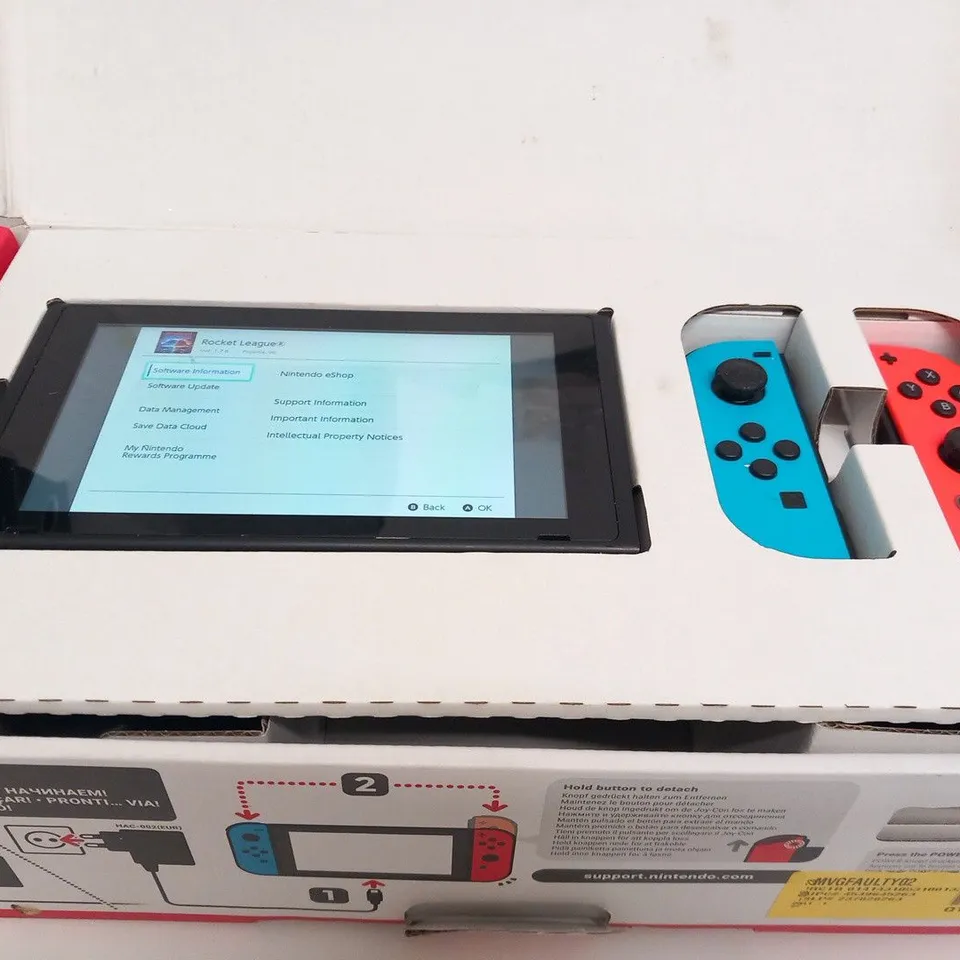 BOXED NINTENDO SWITCH HANDHELD GAMES CONSOLES