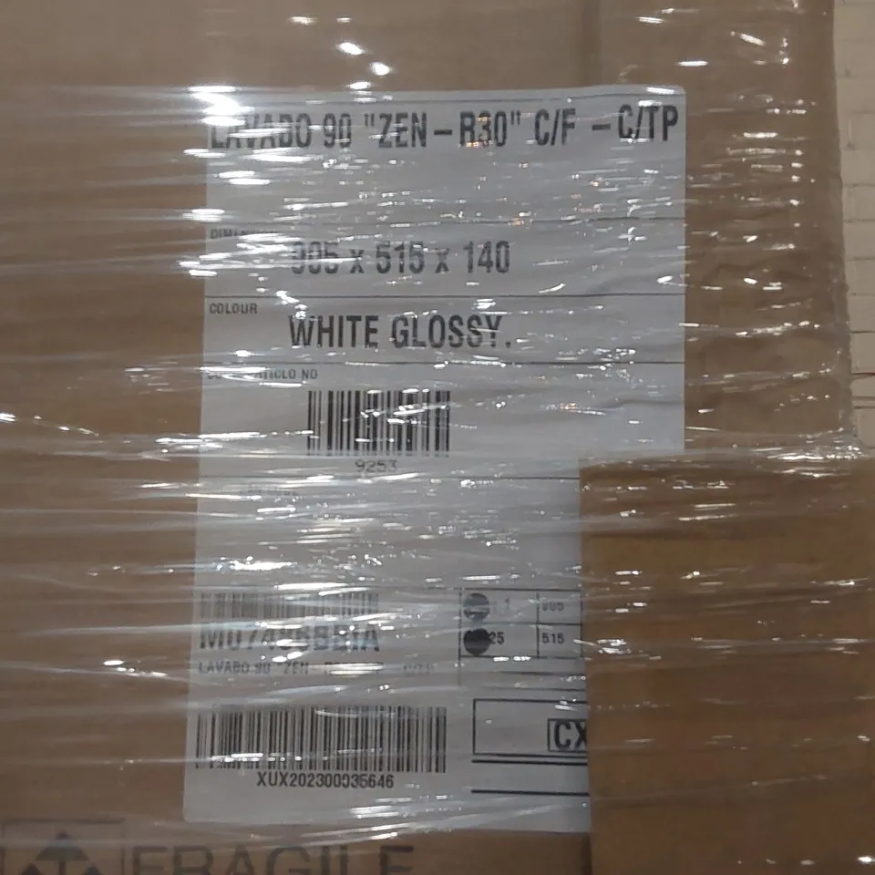 PALLET CONTAINING A LARGE QUANTITY OF APPROXIMATELY 18x BRAND NEW CALYPSO BASINS