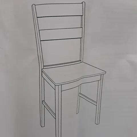 HABITAT CHICAGO PAIR OF CHAIRS IN GREY & OAK