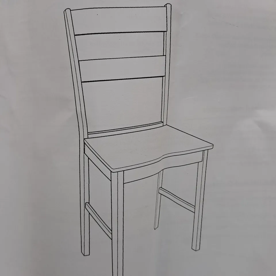 HABITAT CHICAGO PAIR OF CHAIRS IN GREY & OAK