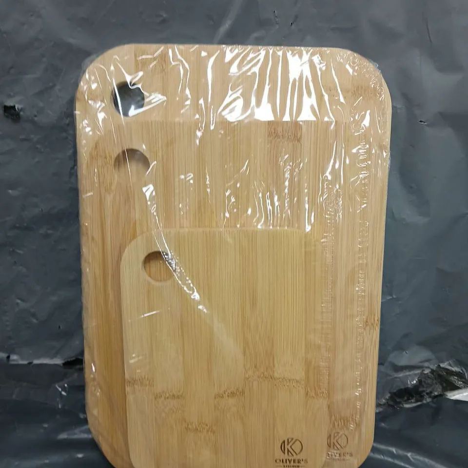 OLIVER'S KITCHEN BAMBOO CHOPPING BOARD SET