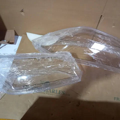 BOXED DESIGNER CLEAR HEADLIGHT COVER SET