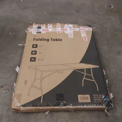 BOXED KEPLIN 6FT FOLDING TABLE
