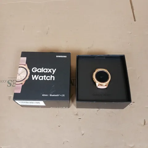 BOXED SAMSUNG GALAXY WATCH 4G 42MM IN ROSE GOLD