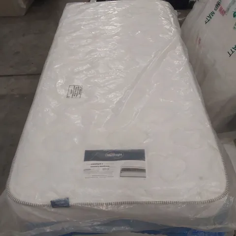 QUALITY BAGGED SILENTNIGHT 90cm SINGLE KIDS COMFORT OPEN COIL MEMORY MATTRESS 