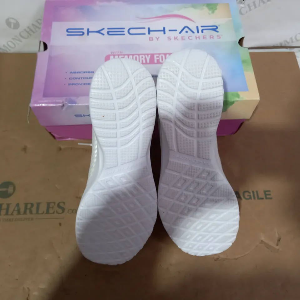 BOXED PAIR OF SKECHERS - SIZE 7