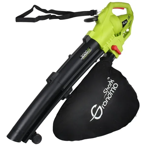 BOXED GRANDMA SHARK LEAF BLOWER & VACUUM CLEANER 3000W