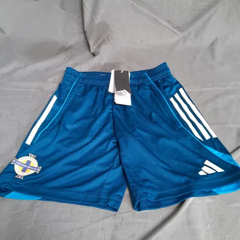 ADIDAS TIRO 25 TRAINING SHORTS IN BLUE SIZE 11-12YRS
