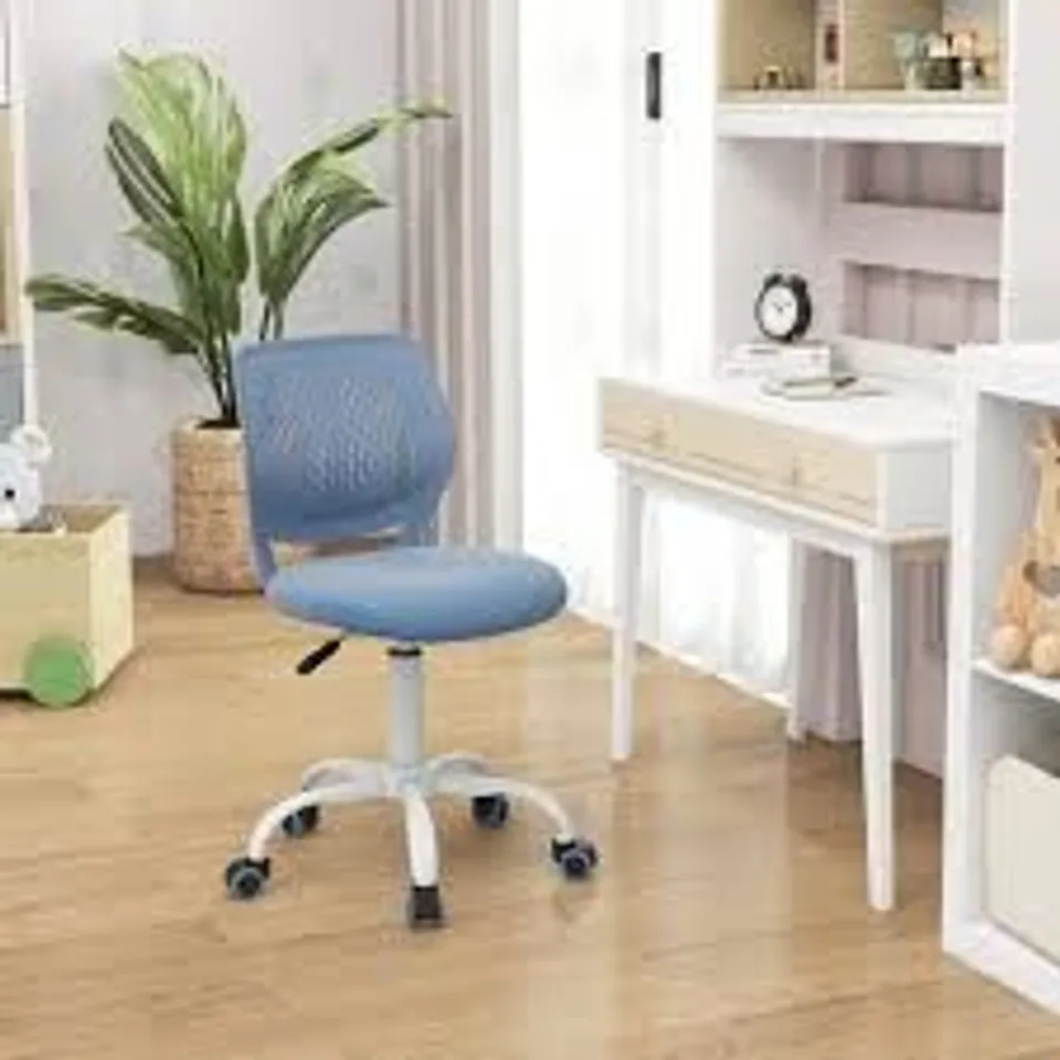 BOXED COSTWAY ERGONOMIC CHILDREN'S STUDY CHAIR WITH ADJUSTABLE HEIGHT - BLUE