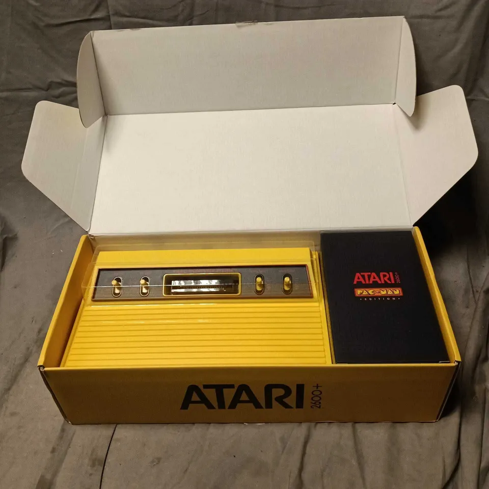 ATARI 2600+ PAC MAN EDICTION VIDEO COMPUTER SYSTEM, BOXED