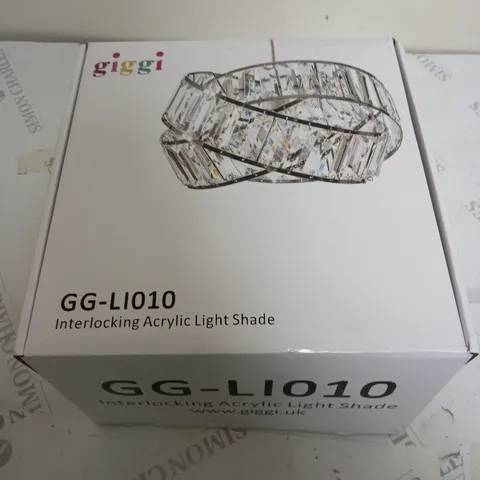 BOXED GIGGI GG-LIO10 INTERLOCKING ACRYLIC LIGHT SHADE