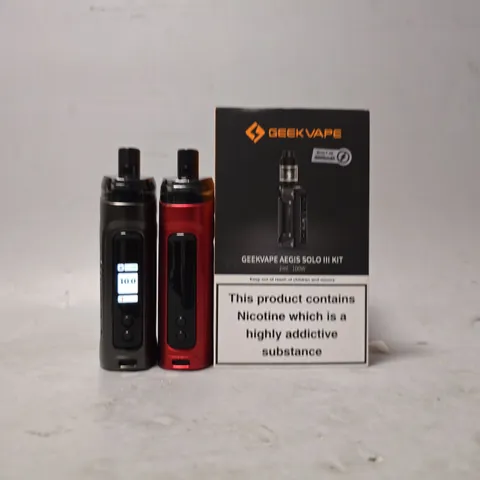 BOX OF APPROXIMATELY 15 ASSORTED E-CIGARETTES PRODUCTS TO INCLUDE - GEEK VAPE , INNOKIN