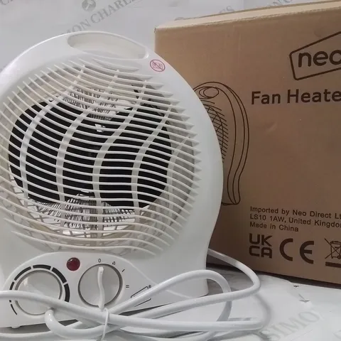 BOXED NEO FAN HEATER IN WHITE