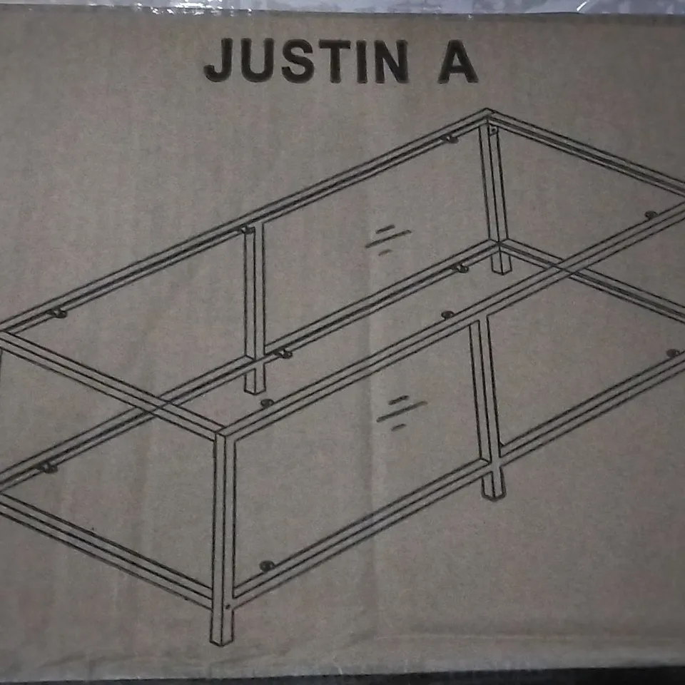 BOXED FERRAN 6 LEGS COFFEE TABLE WITH STORAGE 