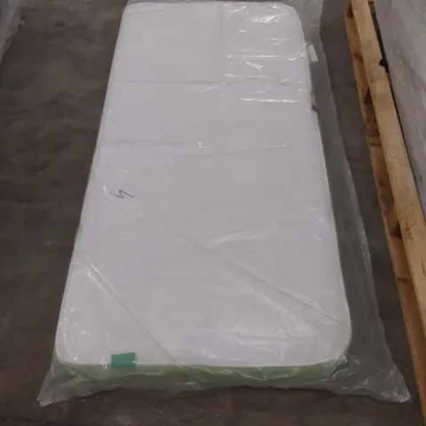 QUALITY BAGGED ECO BUNK 90cm SINGLE FLAT TOP MATTRESS 