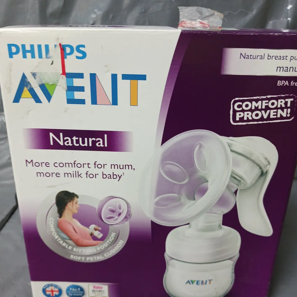 PHILIPS AVENT NATURAL MANUAL BREAST PUMP 