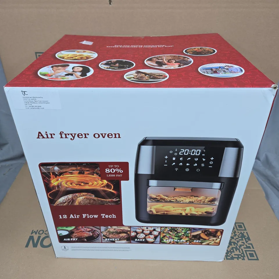 AIR FRYER OVEN – BOXED, 12 AIR FLOW TECH