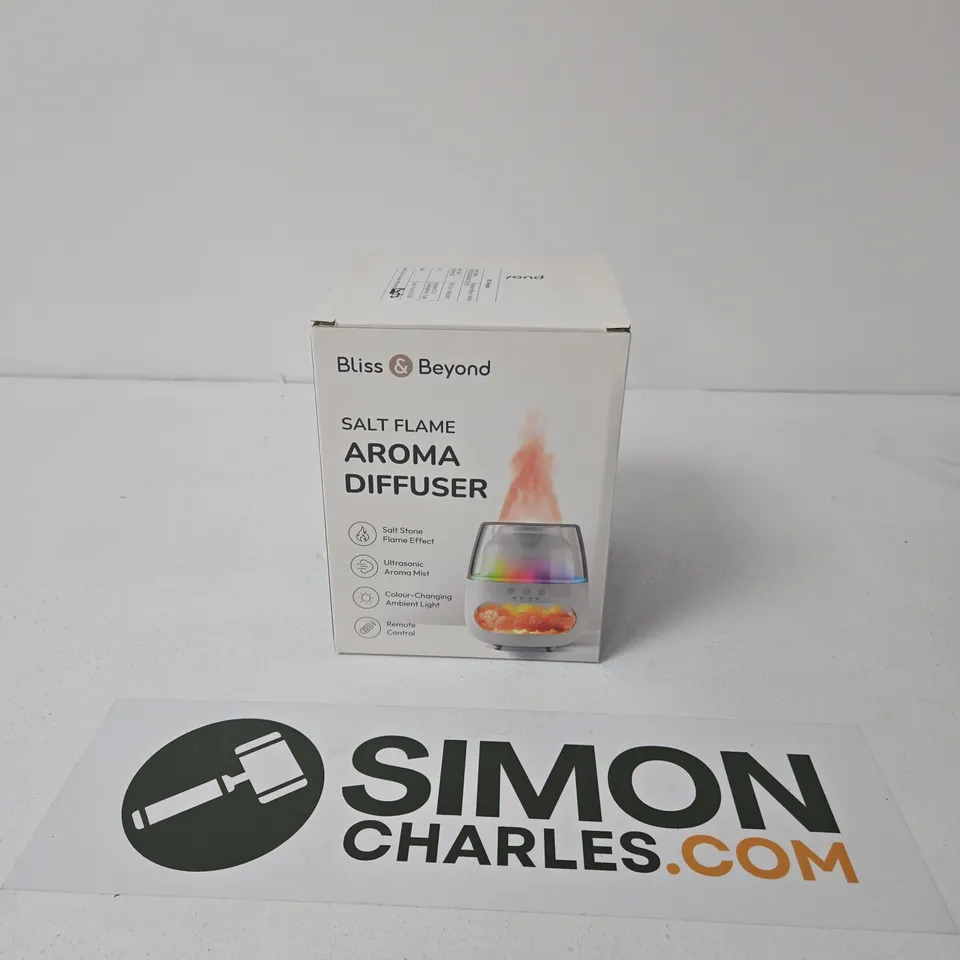 BLISS & BEYOND SALT FLAME AROMA DIFFUSER