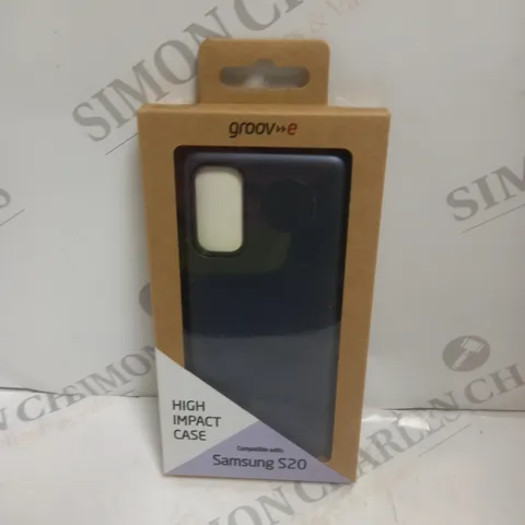 BOX OF 50 BRAND NEW GROOV-E SAMSUNG S20 HIGH IMPACT CASES IN SPACE GREY