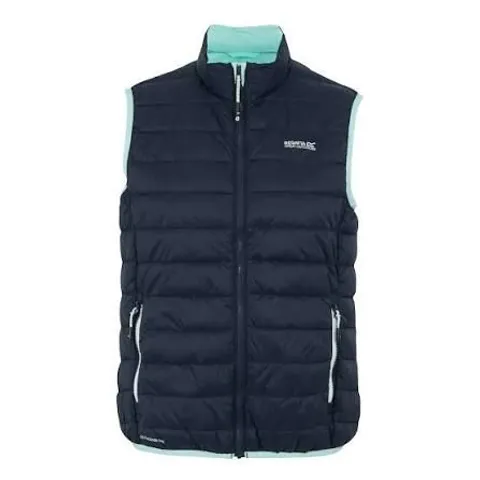 BRAND NEW REGATTA WOMEN'S HILLPACK II SLEEVELESS BODYWARMER IN NAVY ICY MORNING SIZE UK 26