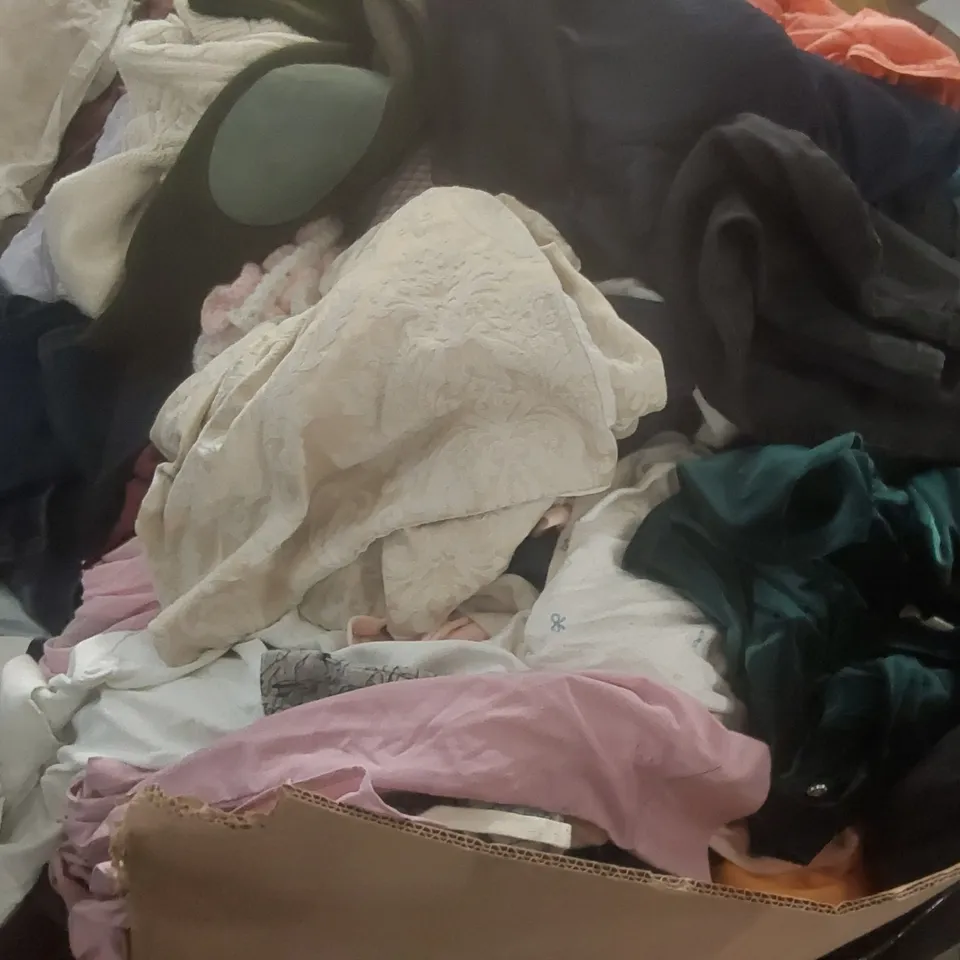PALLET CONTAINING A VERY LARGE QUANTITY OF ASSORTED CLOTHING ITEMS ECT