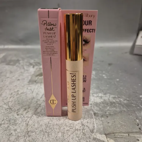 CHARLOTTE TILBURY PILLOW TALK PUSH UP LASHES MASCARA - SUPER BLACK - 10ML