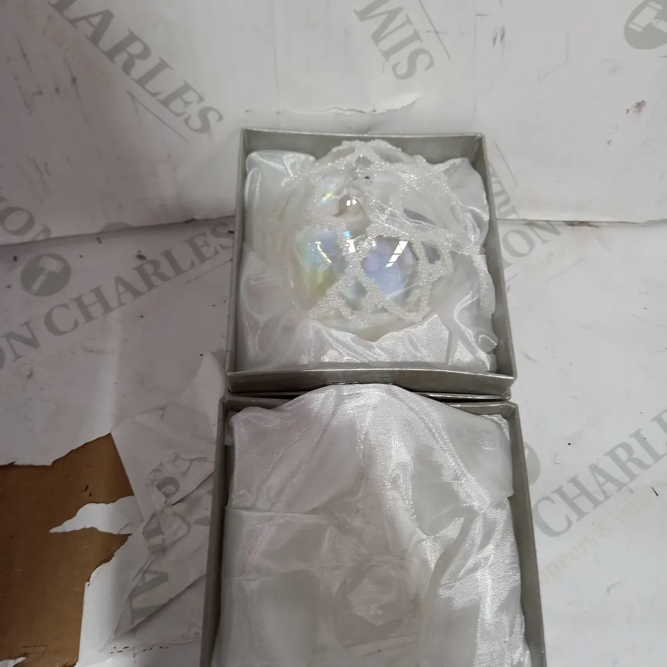 HOME REFLECTIONS SET PRE-LIT DELICATE TEALIGHT BAUBLES