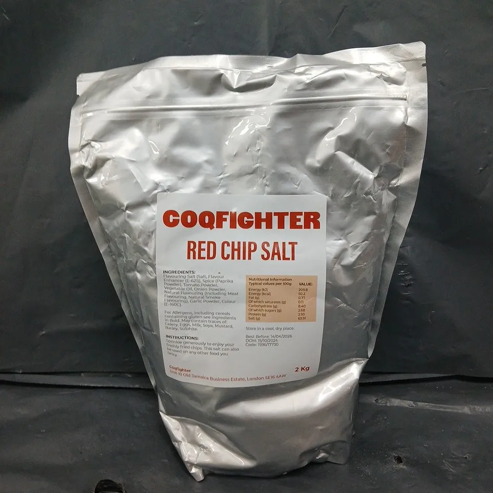 SEALED COQFIGHTER RED CHIP SALT - 2KG