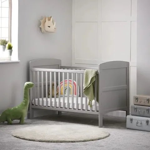 BOXED OBABY GRACE COT BED - WARM GREY (1 BOX)