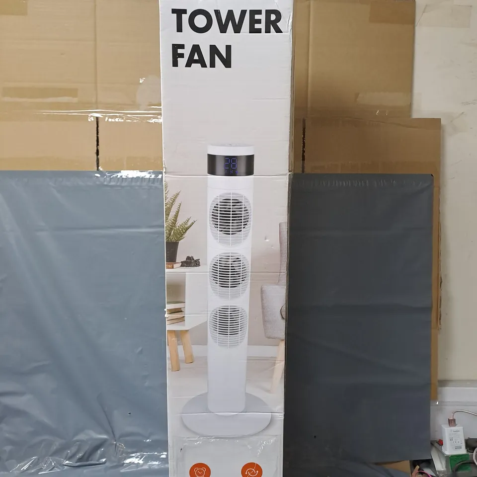 HOMESMART SWING BREEZE TOWER FAN - BLACK