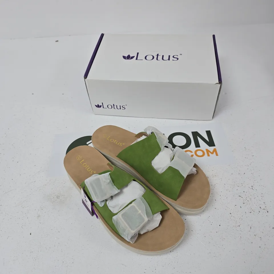 LOTUS GREEN SANDALS – UK 7 (EU 41) VOLOS 
